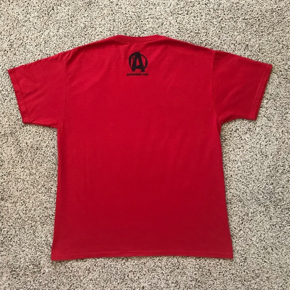 Animal Pak “M-Stak” Iconic Red T-Shirt. Great condition! Size large. - Picture 5 of 8